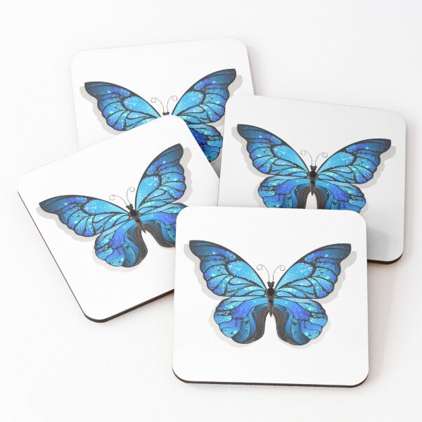 Item preview, Blue Butterfly Morpho ( Blue Butterflies ) designed and sold by Blackmoon9.