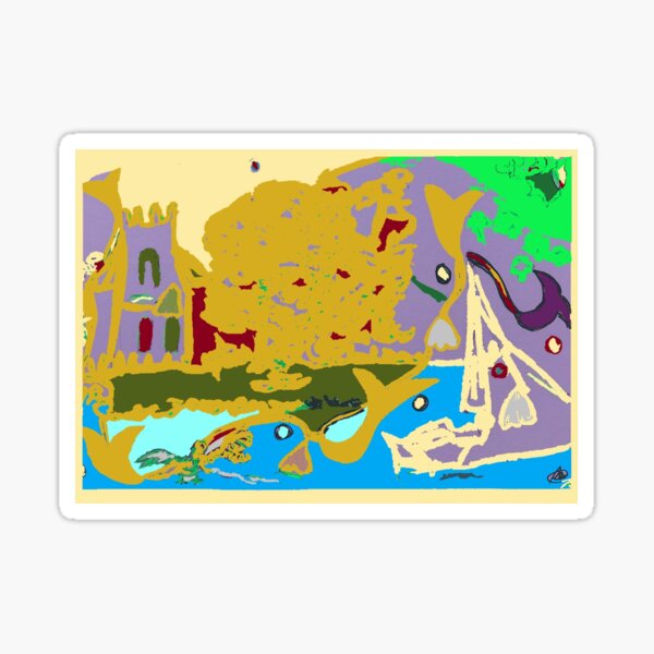Item preview, SAILING BY THE CASTLE designed and sold by vickma.