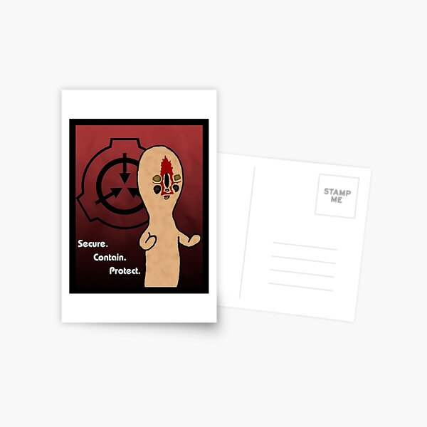 SCP-173 Chibi Postcard for Sale by Foxcada