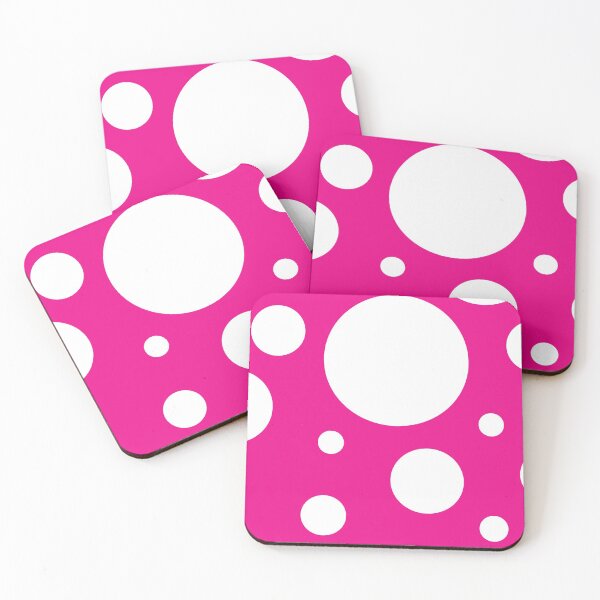Item preview, Polka Dots (Pink and White) designed and sold by Clickcreations.
