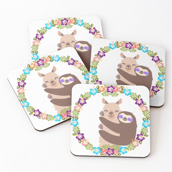 Item preview, Llama and Sloth Best Friends Forever designed and sold by evenstarhancock.