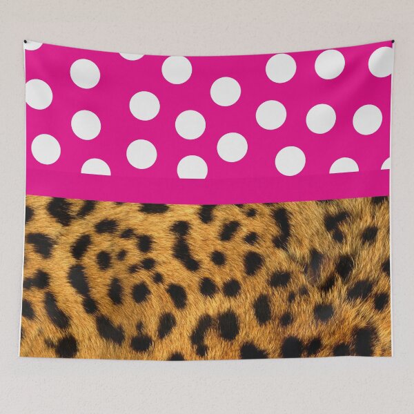 Artikelvorschau, Tupfen Leopardenmuster SWAG entworfen und verkauft von Clickcreations.