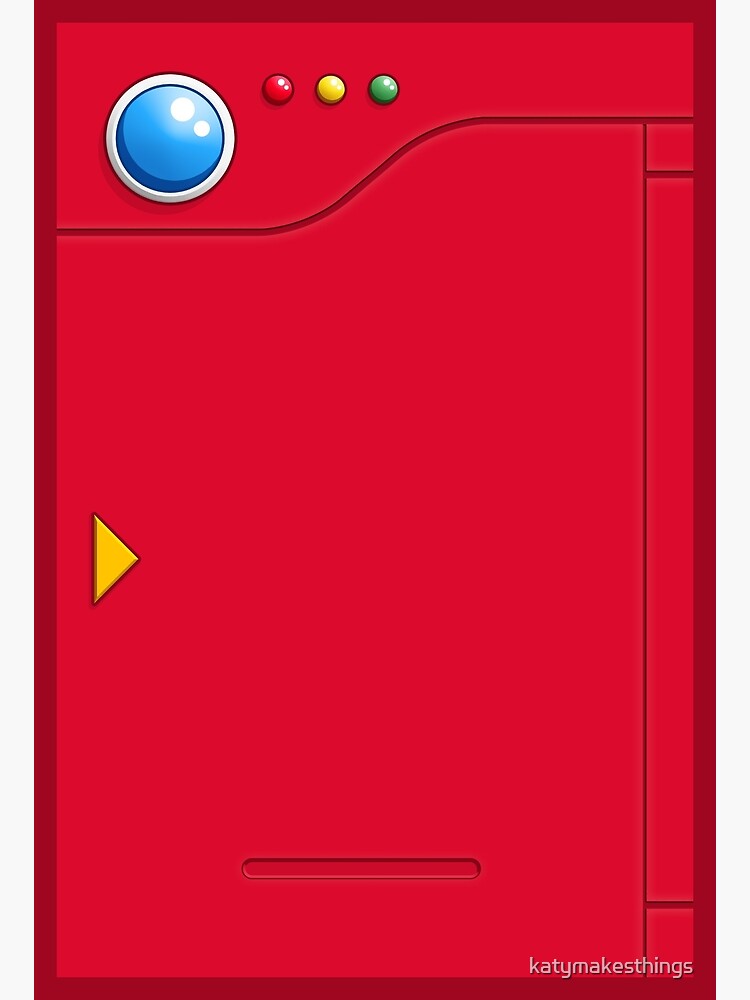 original pokedex art print by katymakesthings redbubble