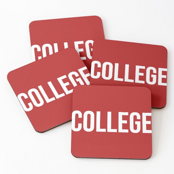 Item preview, College - Red and White designed and sold by synthesizer.