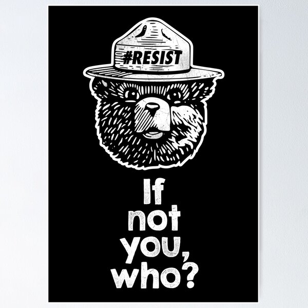 Item preview, Alt National Park Service Resist Bear If Not You Who designed and sold by Grafik Traffik.