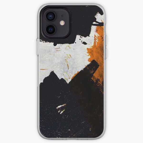 Minimal Orange on Black iPhone Soft Case