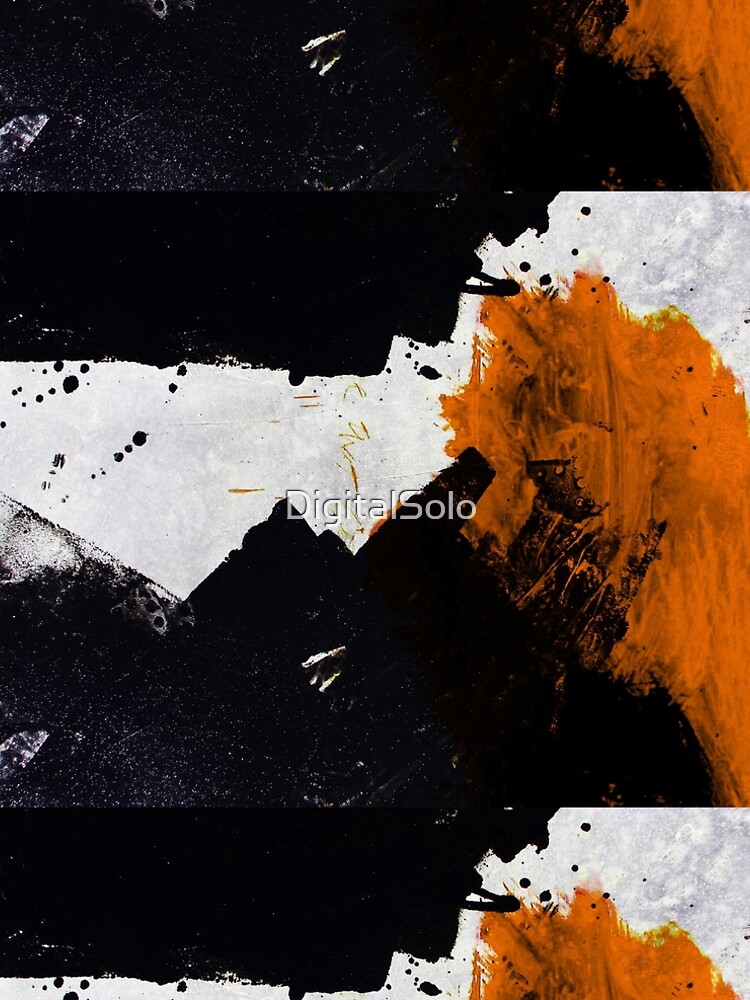 Minimal Orange on Black by DigitalSolo
