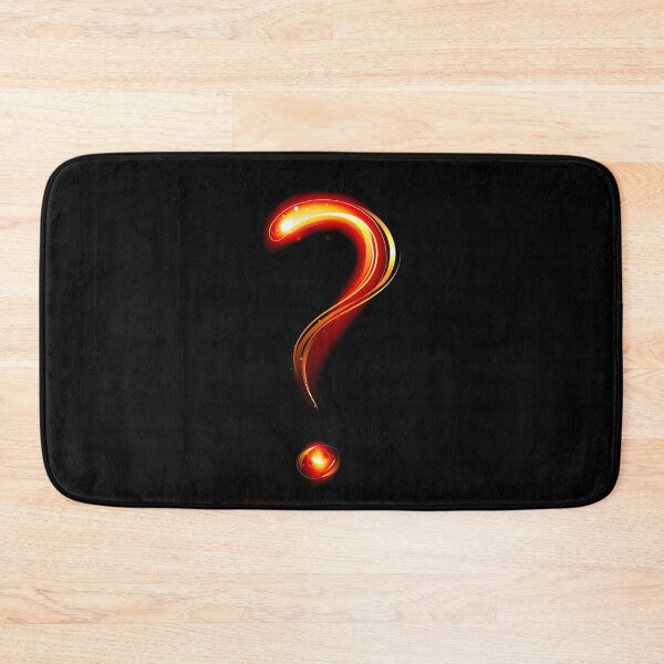 Item preview, Fiery question mark designed and sold by Blackmoon9.
