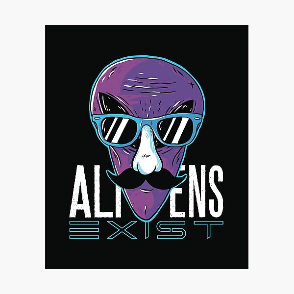 Item preview, The aliens exist designed and sold by Vanditdesigns.