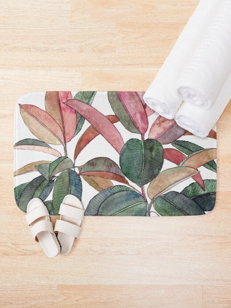 Alternate view of Rubber Plant Bath Mat