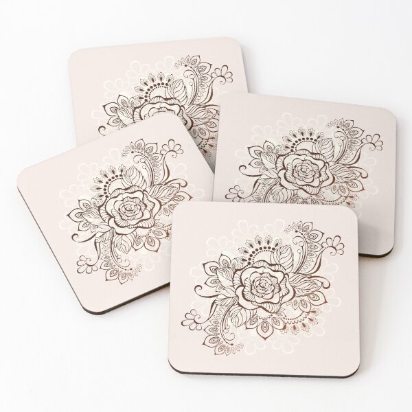 Item preview, Rose Painted with Henna designed and sold by Blackmoon9.