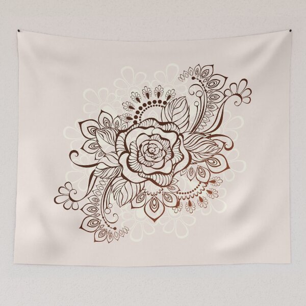 Item preview, Rose Painted with Henna designed and sold by Blackmoon9.
