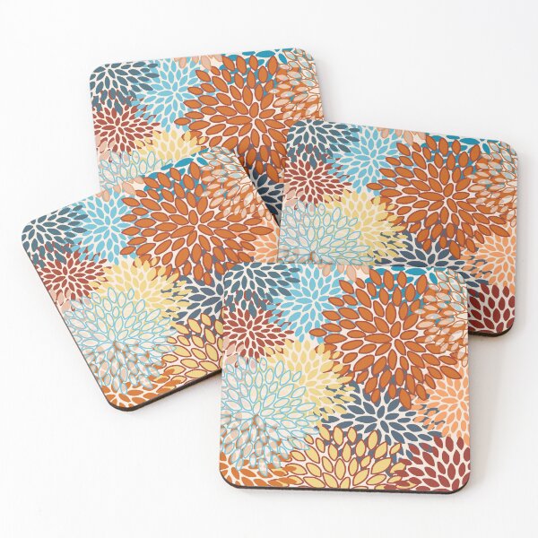 Item preview, Colorful Bright Floral Pattern Abstract designed and sold by meggydesigns.