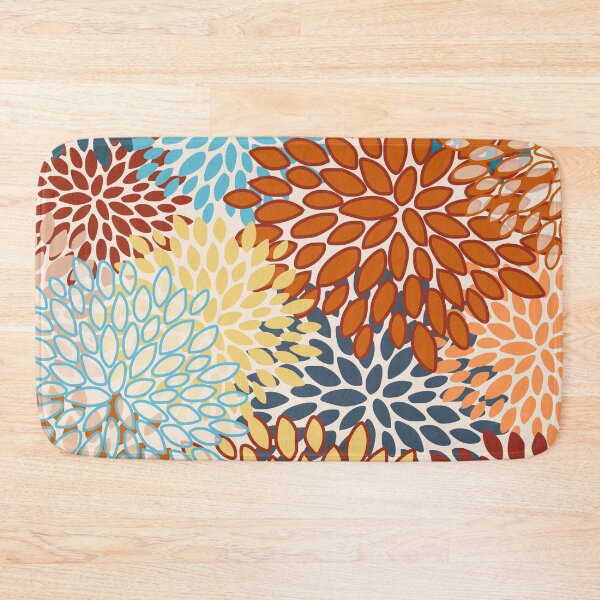 Item preview, Colorful Bright Floral Pattern Abstract designed and sold by meggydesigns.