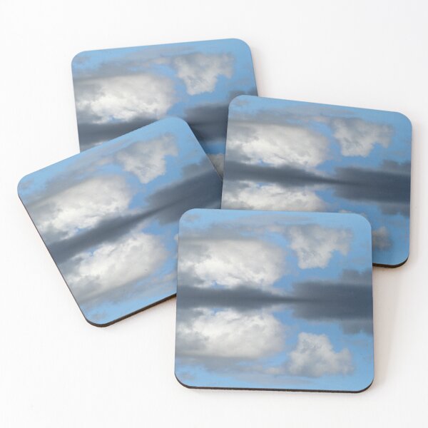 Item preview, Reflection of fluffy Cumulus clouds in blue sky designed and sold by quentinjlang.