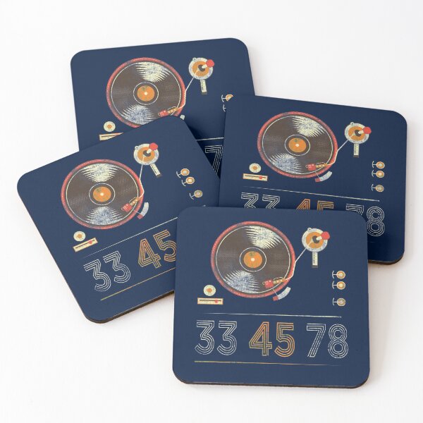 Item preview, 33 45 78 RPM Retro Vintage Distressed Shirt for Record Player Vinyl Record Lover Gift  designed and sold by niftee.