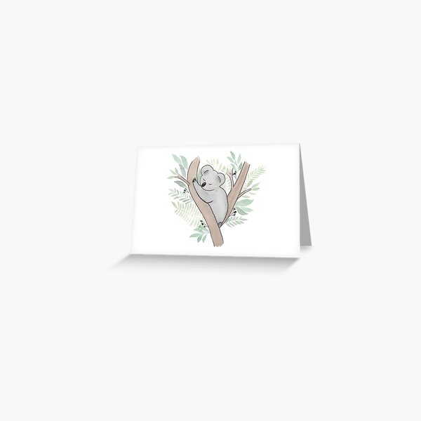 Item preview, Koala Love - Illustration Watercolor designed and sold by hellobonheur.