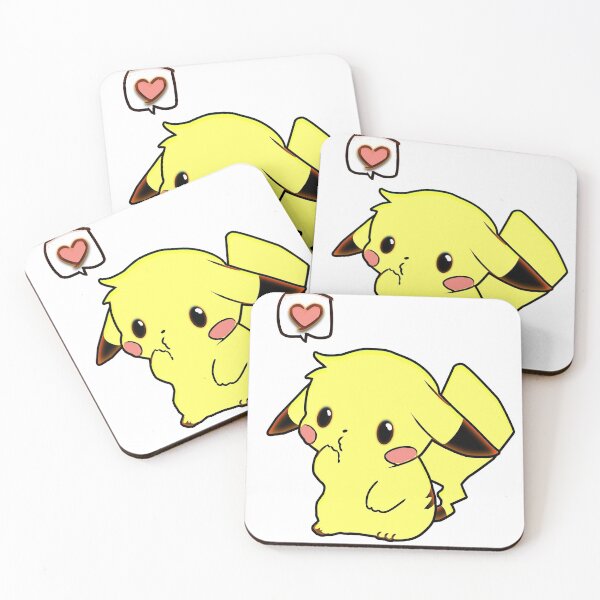 Pikka pikka chuuuuuu Coasters (Set of 4)