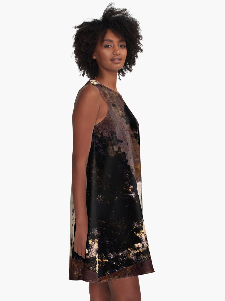 Alternate view of Art Scratches A-Line Dress