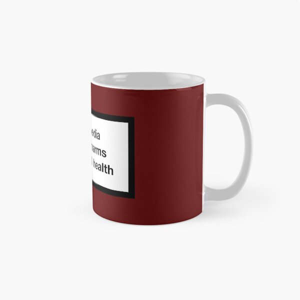 Item preview, Social media seriously harms your mental health designed and sold by asymmetrickid.