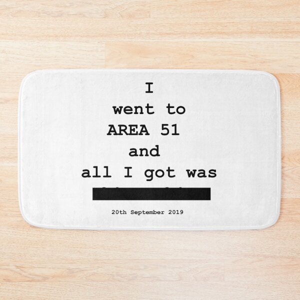 Item preview, Storm Area 51! Uncover the truth...redacted designed and sold by HeardUWereDead.