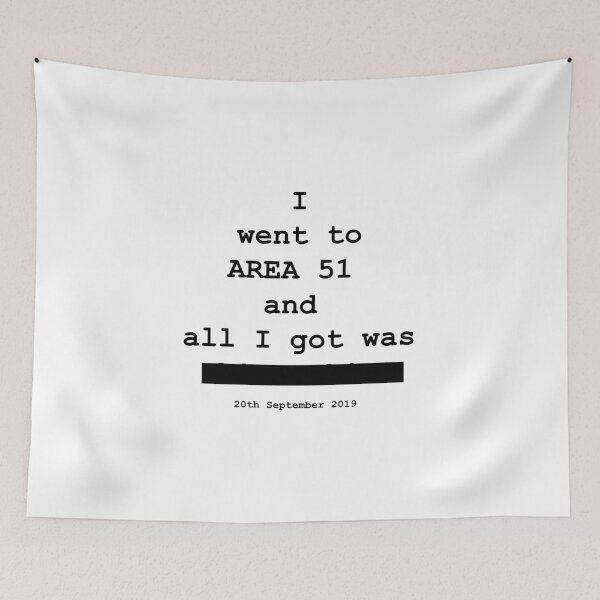 Item preview, Storm Area 51! Uncover the truth...redacted designed and sold by HeardUWereDead.