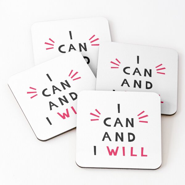 Item preview, I can and I Will. Motivational quote. Poster design concept. Phrase for business goals, mentoring, self development. designed and sold by illucesco.