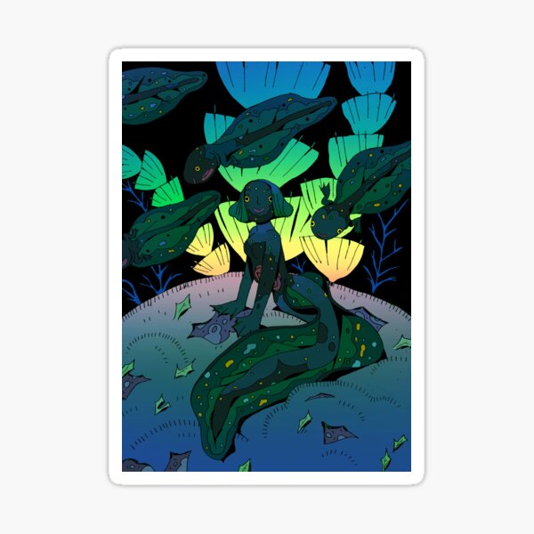 Tadpole Mermaid Sticker
