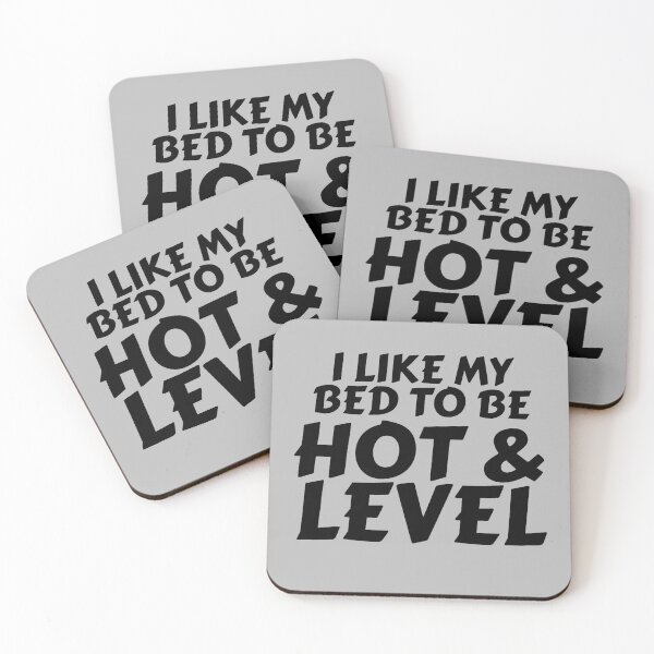 Item preview, I like my bed to be hot and level designed and sold by WeMadeOurWorld.