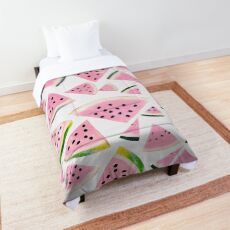 Watermelon Twist Vibes #3 #tropical #fruit #decor #art Comforter