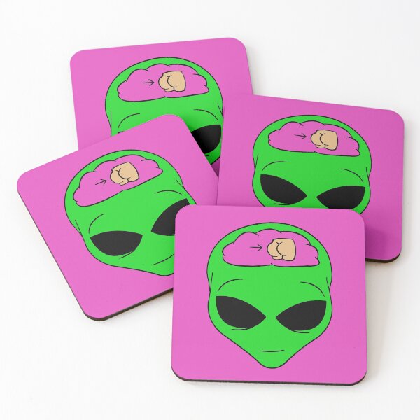 Item preview, Martian Alien Doing The Butt Stuff UFO Hunter designed and sold by hadicazvysavaca.