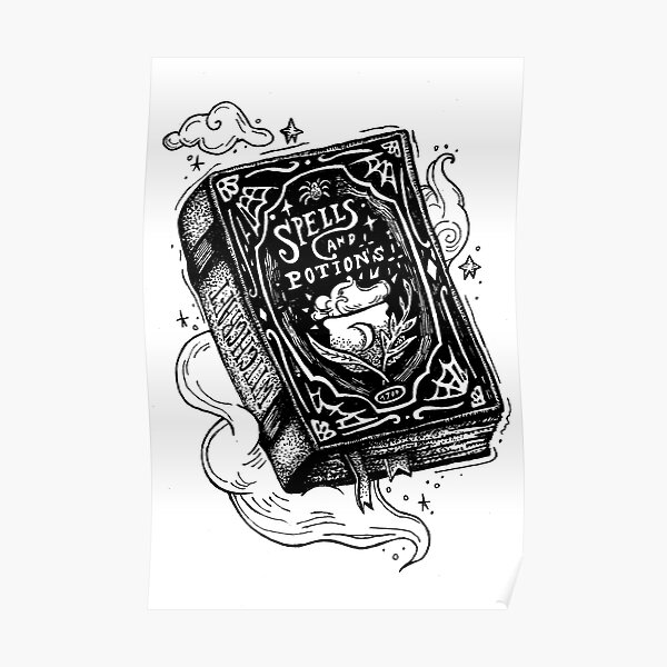 Libro de hechizos Póster