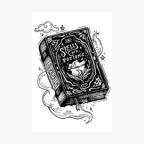 Spell book Photographic Print