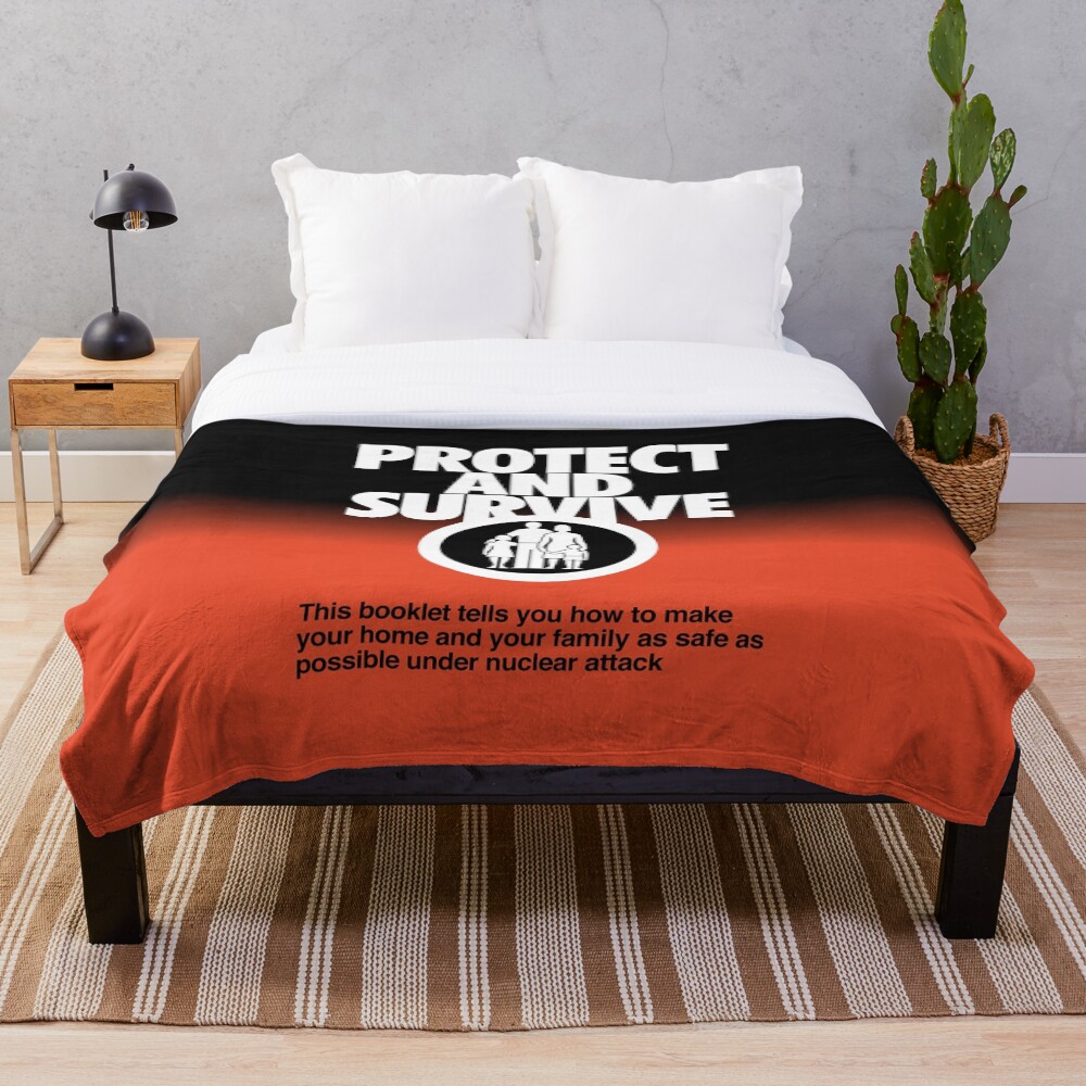 NDVH Protect and Survive Throw Blanket