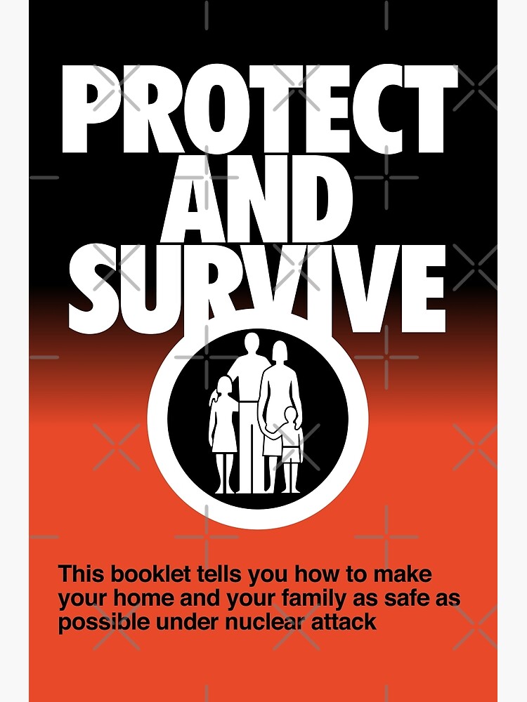 Thumbnail 3 of 3, Poster, NDVH Protect and Survive designed and sold by nikhorne.