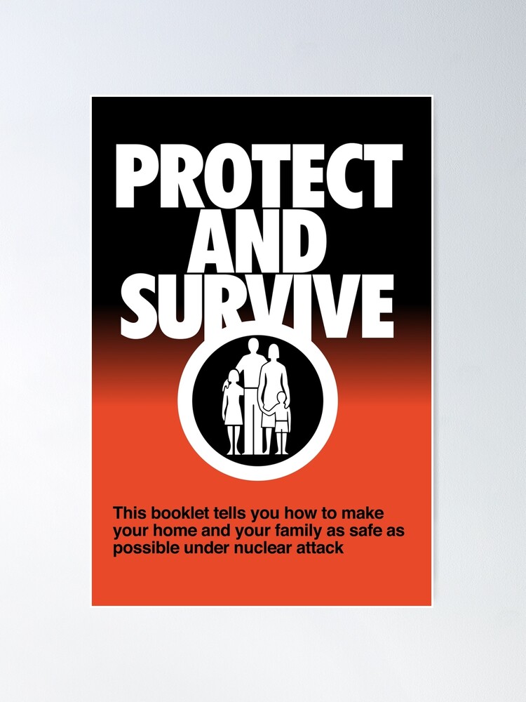 Thumbnail 2 of 3, Poster, NDVH Protect and Survive designed and sold by nikhorne.