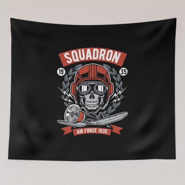 Item preview, SQUADRON AIR FORCE RETRO DESIGN designed and sold by Timcito.