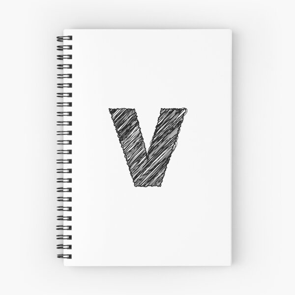 Item preview, Sketchy Letter Series - Letter V designed and sold by JHMimaging.