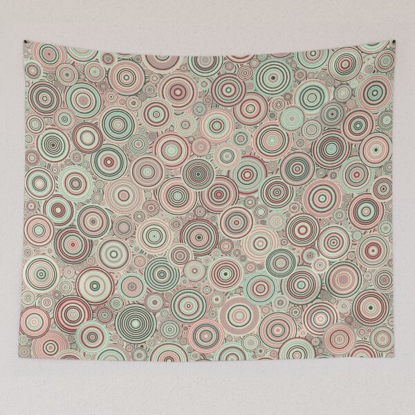 Item preview, Abstract Generative Art color distributed circles dots  designed and sold by IuriiVlasenko.