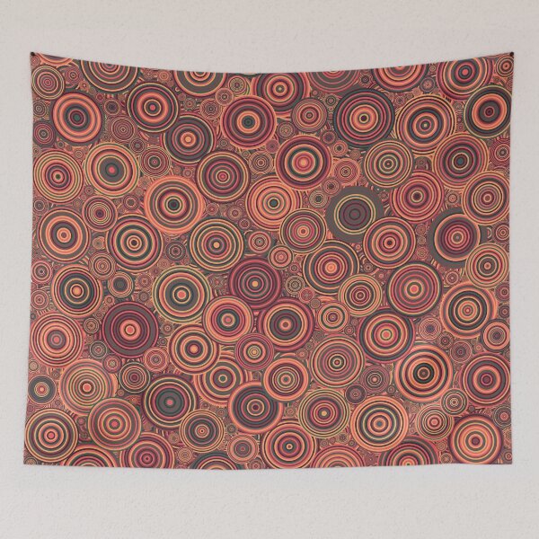 Item preview, Abstract Generative Art color distributed circles dots  designed and sold by IuriiVlasenko.