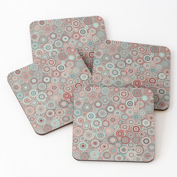 Item preview, Abstract Generative Art color distributed circles dots  designed and sold by IuriiVlasenko.