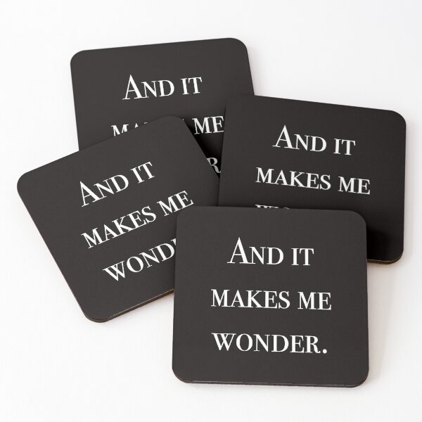 Item preview, And it makes me wonder designed and sold by aundjhdesign.