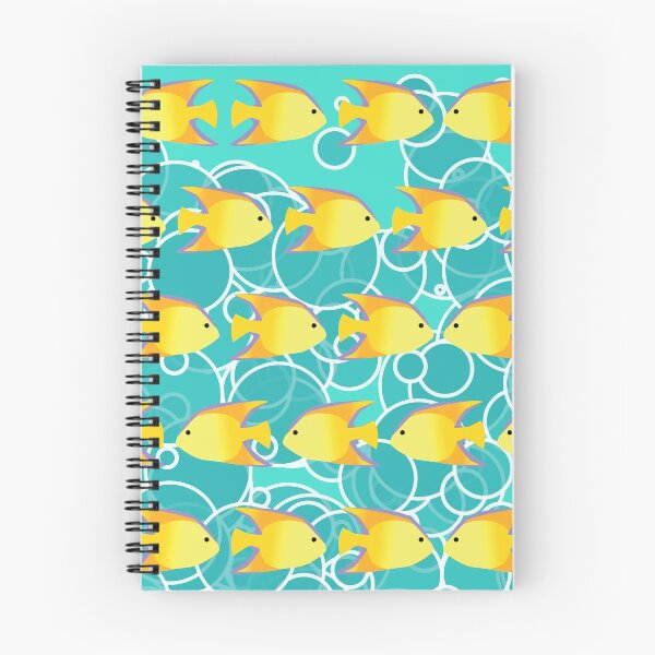 Item preview, Yellow fish pattern designed and sold by Gaspar Avila.
