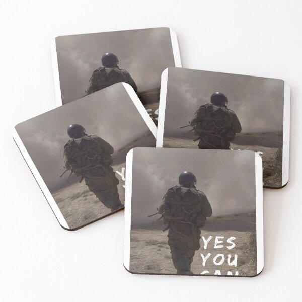 Item preview, Yes you can A soldier ran through thick smoke designed and sold by yeshayad.