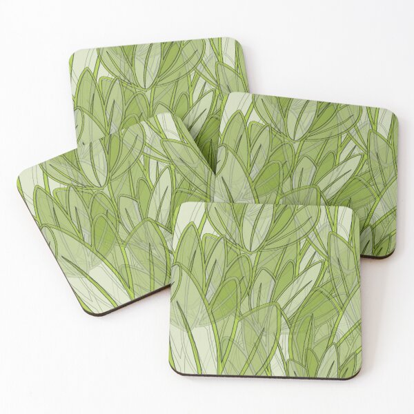 Item preview, Light Green Leaves designed and sold by Mia Harper Design.