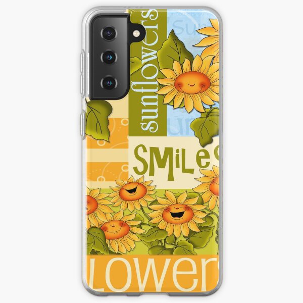 Sunflowers Make for Sunny Thoughts Samsung Galaxy Soft Case