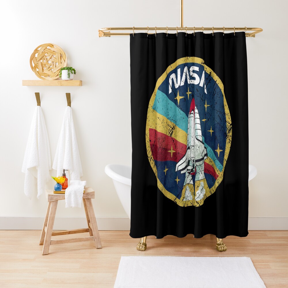 Nasa Vintage Colors V01 Shower Curtain