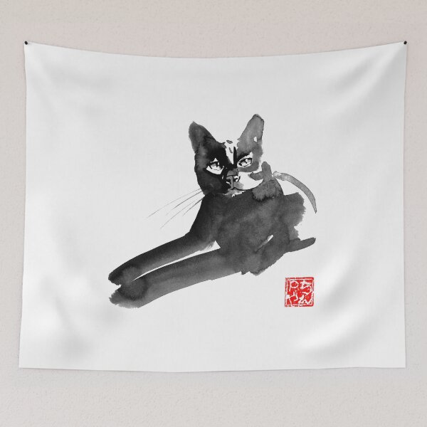 Item preview, laying cat designed and sold by pechane.