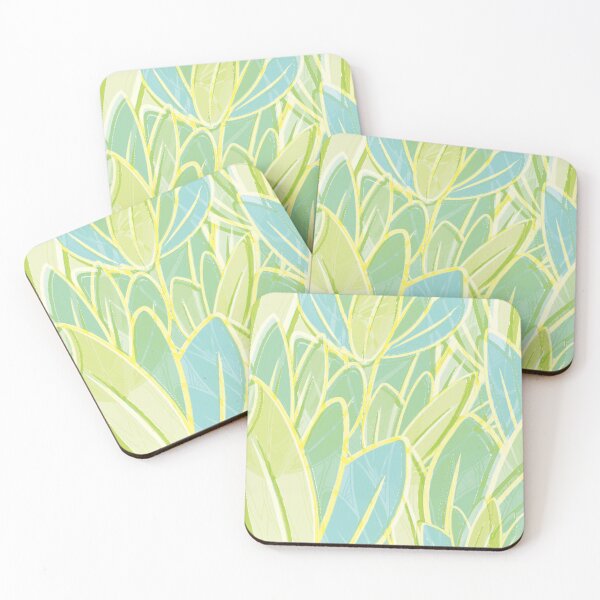 Item preview, Pastel Leaves designed and sold by Mia Harper Design.