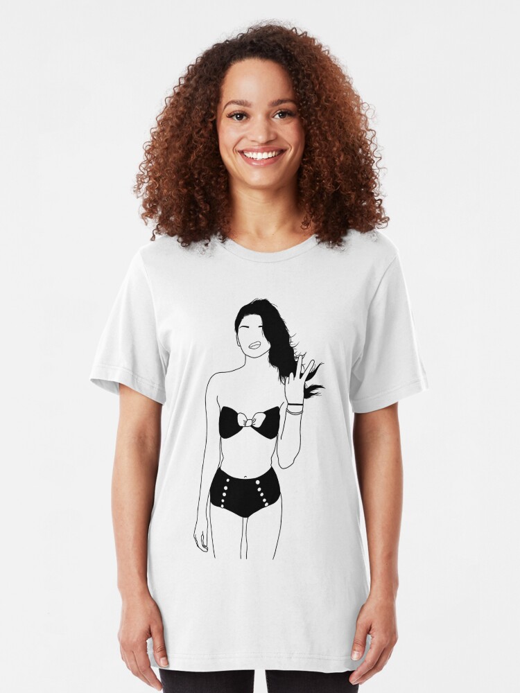 Bikini Girl Tumblr Line Art T Shirt By Paperboatuk Redbubble